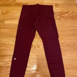 Lululemon Fast and Free Size 12 25 inch